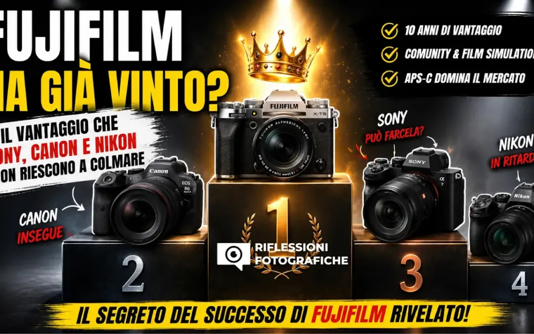 Fujifilm ha già vinto? Il vantaggio che Sony, Canon e Nikon non riescono a colmare