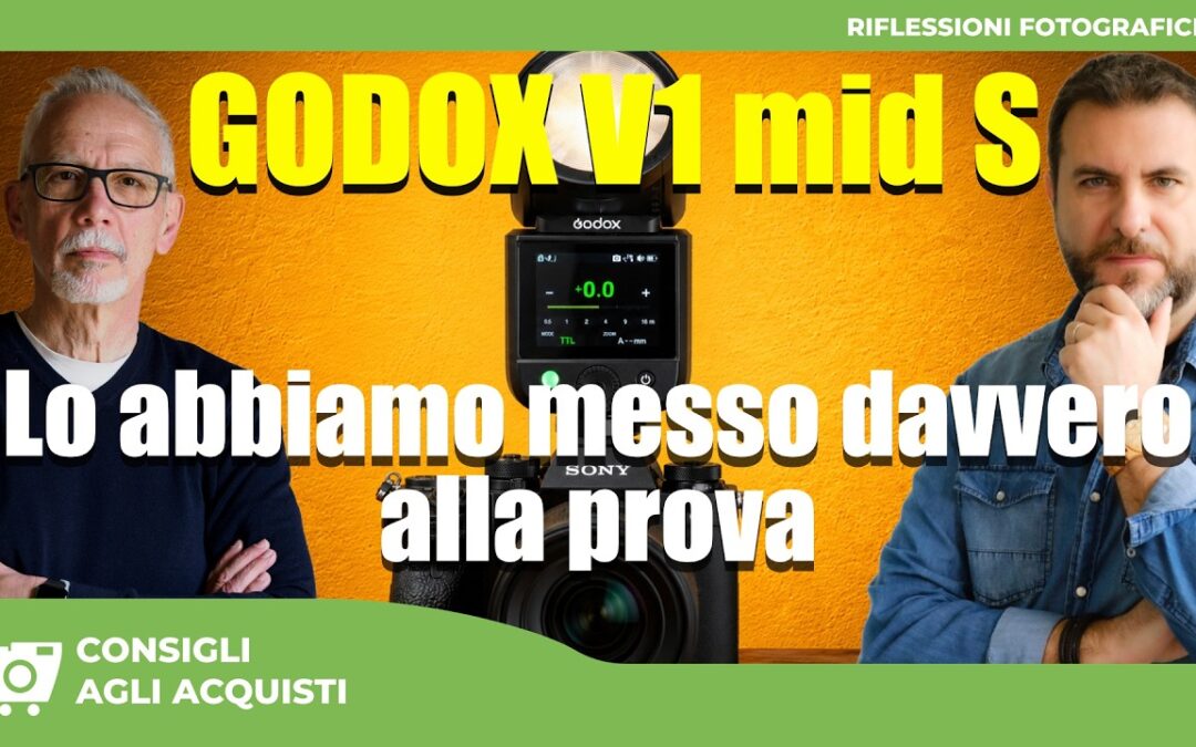 Godox V1Mid S : Compatto , potente ed economico